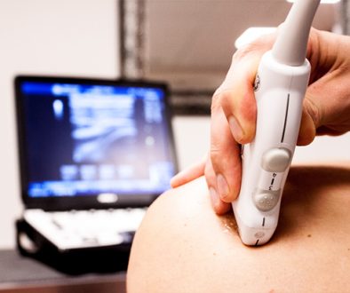 Diagnostic ultrasound scan for joint pain