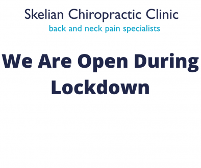 Skelian Chiropractic Clinic - We are open during lockdown